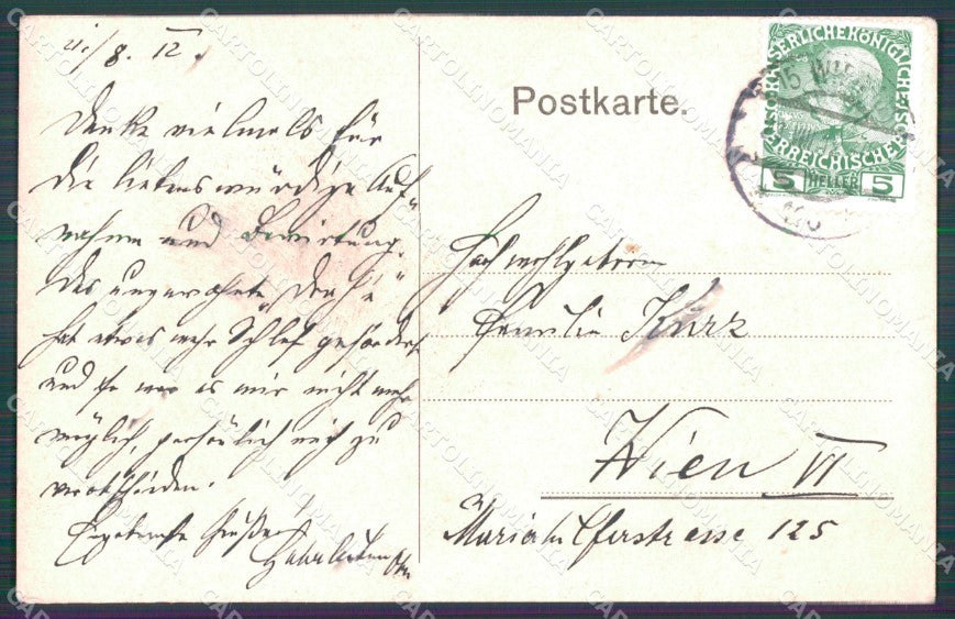 Austria Österreich Wien Rud Bernt Maria Gestade MM Vienne postcard QT6301 – retro