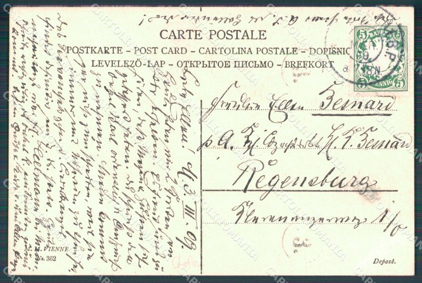 Dutch Man MM Vienne serie 362 postcard cartolina QT6333 – retro