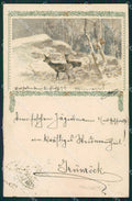 Cervo Deer Hunting Dondorf serie 477 postcard cartolina QT6347 – fronte