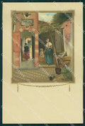 Dutch Lady Dondorf serie 156 postcard cartolina QT6371 – fronte