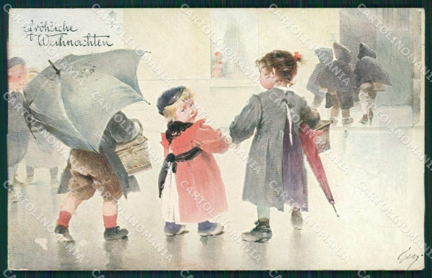 Children Greetings Belcher George Geo ABRADED Vienne serie 118 postcard QT6389 – fronte