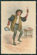 Toasting Man Dondorf serie 221 postcard cartolina QT6390 – fronte