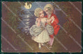 Colombo Art Deco Children SPOTS SOFT CORNER CREASES serie 2036 postcard QT6430 – fronte