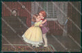Colombo Art Deco Children serie 2094 postcard cartolina QT6432 – fronte