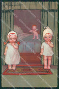 Colombo Art Deco Children serie 1960 postcard cartolina QT6446 – fronte