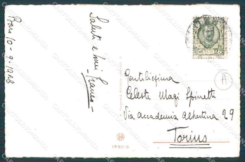 Colombo Art Deco Children serie 1960 postcard cartolina QT6446 – retro