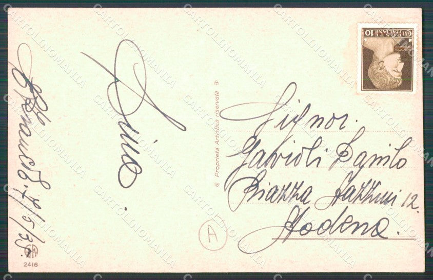 Colombo Art Deco Dutch Children serie 2416 postcard cartolina QT6453 – retro