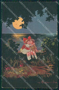 Colombo Art Deco Children CORNER CREASE RESTORED serie 1743 postcard QT6460 – fronte