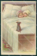 Colombo Art Deco Children serie 618 postcard cartolina QT6467 – fronte
