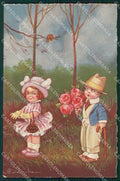 Colombo Art Deco Children serie 1743 postcard cartolina QT6481 – fronte