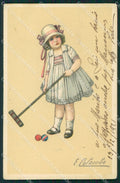 Colombo Art Deco Girl serie 479 postcard cartolina QT6527 – fronte