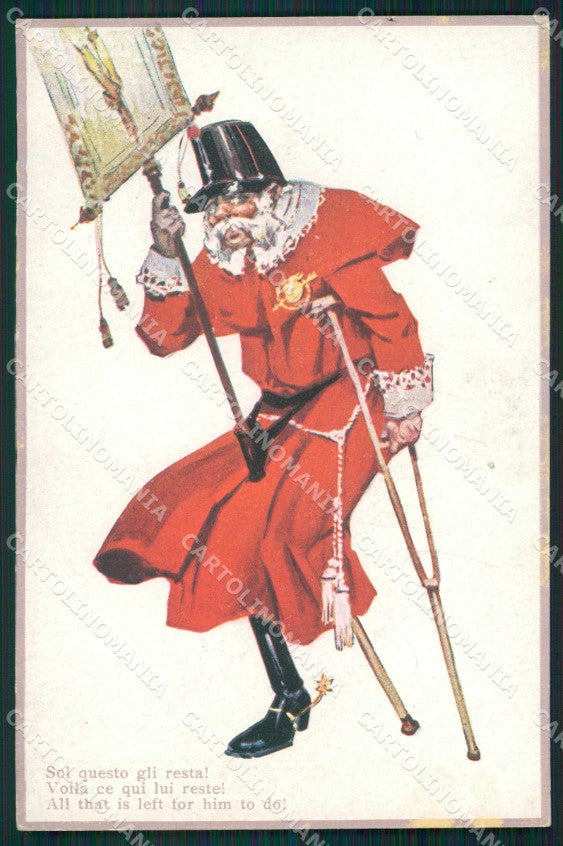 Codognato Propaganda WWI Military Kaiser serie 235 postcard cartolina QT6584 – fronte