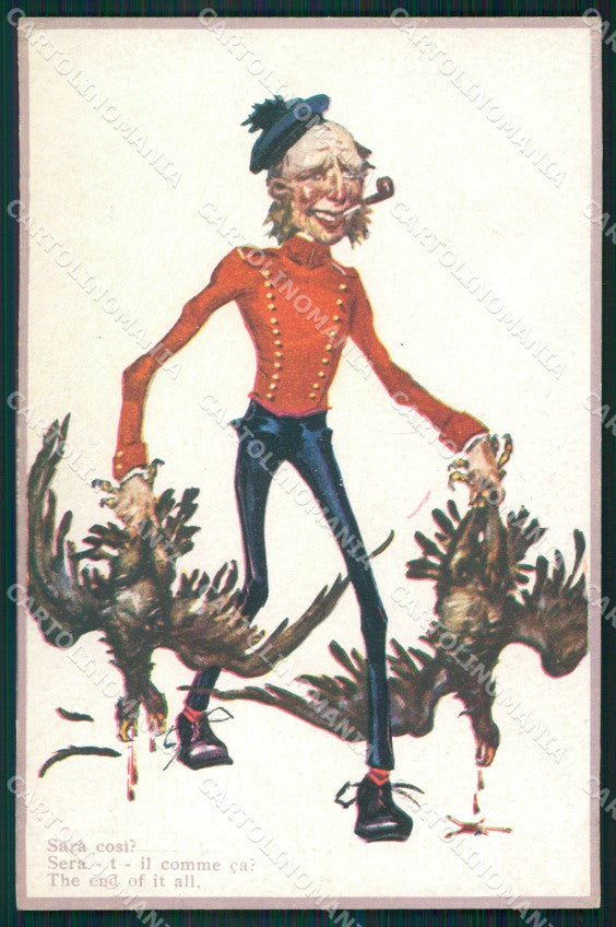 Codognato Propaganda WWI Military serie 235 postcard cartolina QT6585 – fronte
