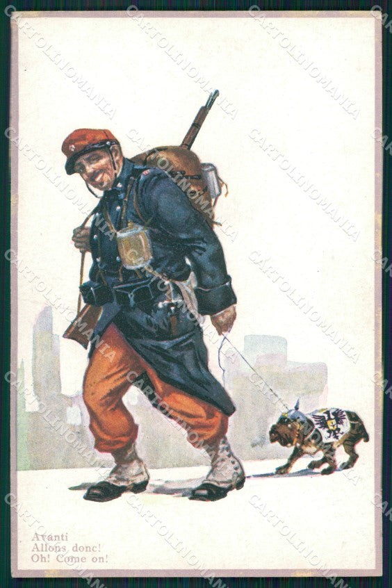 Codognato Propaganda WWI Military serie 235 postcard cartolina QT6586 – fronte