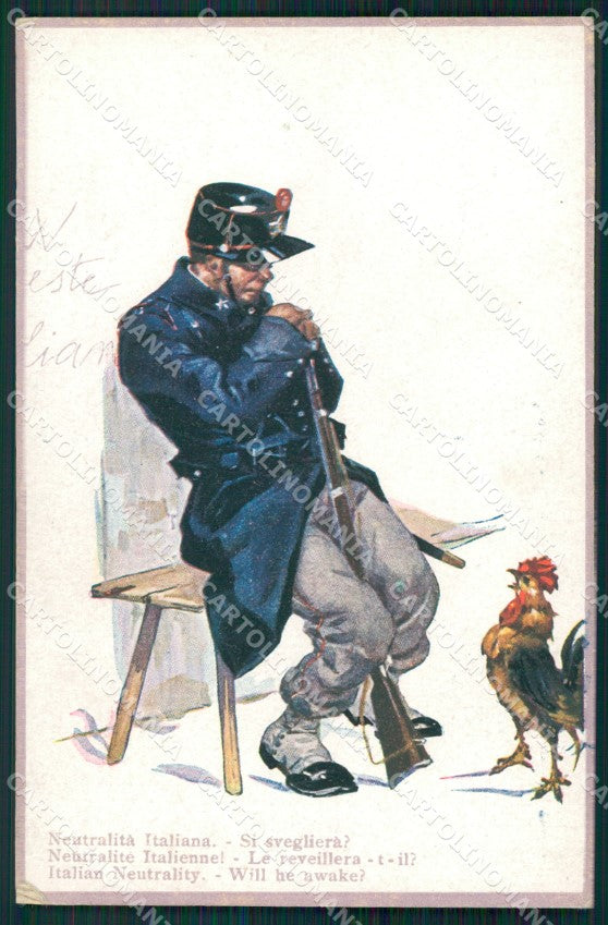 Codognato Propaganda WWI Military serie 235 postcard cartolina QT6587 – fronte
