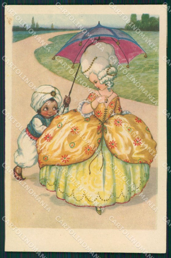 Castelli Children Degami serie 1002 postcard cartolina QT6649 – fronte