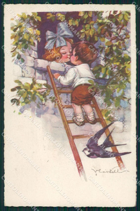 Castelli Children Degami serie 432 postcard cartolina QT6655 – fronte