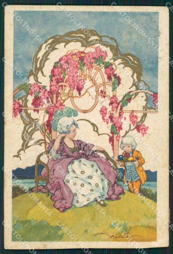 Castelli Children Degami serie 1029 postcard cartolina QT6656 – fronte