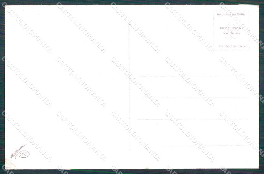Castelli Children Train CORNER CREASES Degami serie 2211 postcard QT6660 – retro