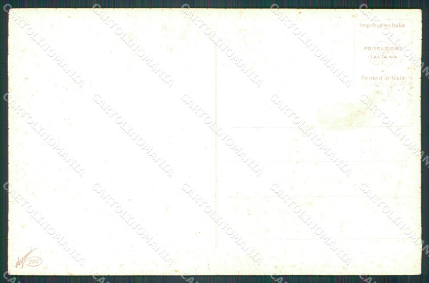 Bentivoglio Italian Art Deco Gondola Venezia Degami serie 2161 postcard QT6772 – retro