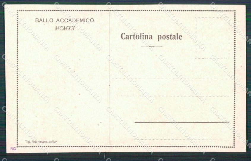 Pierrot Dancing Couple Art Nouveau Gigi postcard cartolina QT6790 – retro