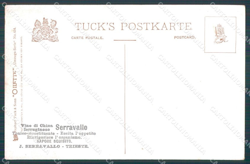 Dressed dog Tuck Oilette serie 434 CREASES postcard cartolina QT6800 – retro