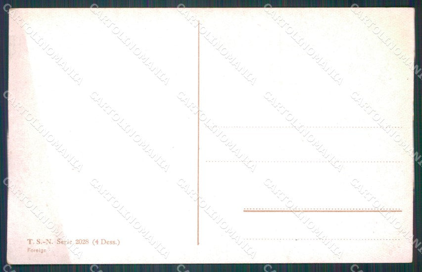 Dog Reichert T S N Serie 2028 postcard cartolina QT6814 – retro