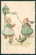 Fricero Kate Children Dondorf serie 399 postcard cartolina QT6875 – fronte