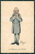 Profession Job comic signed MM Vienne 274 postcard cartolina QT6882 – fronte