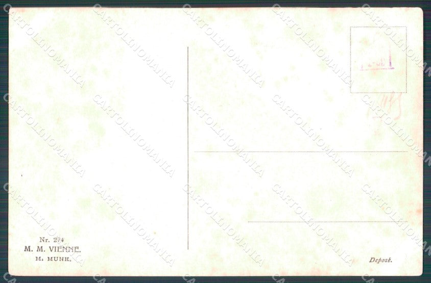 Profession Job comic signed MM Vienne 274 postcard cartolina QT6882 – retro