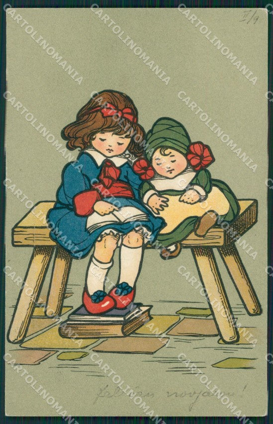 H G C Marsh Children Dondorf serie 516 postcard cartolina QT6901 – fronte