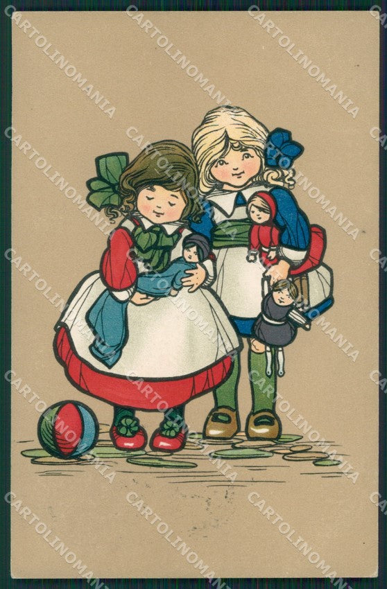 H G C Marsh Children Dondorf serie 516 postcard cartolina QT6906 – fronte