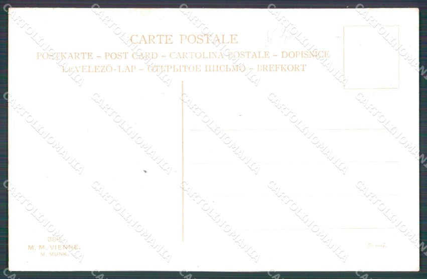 Anita La Roy Dutch Man MM Vienne 386 postcard cartolina QT6908 – retro