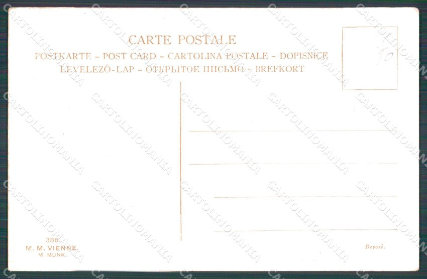 Anita La Roy Dutch Children MM Vienne 386 postcard cartolina QT6909 – retro