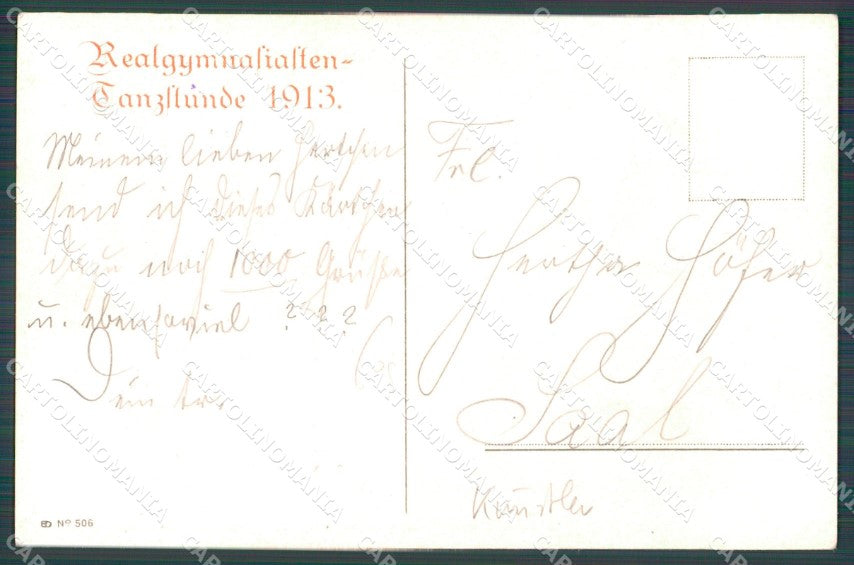 Agnes Richardson Children Dondorf serie 506 postcard cartolina QT6915 – retro