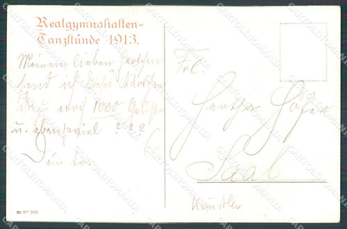 Agnes Richardson Children Dondorf serie 506 postcard cartolina QT6915 – retro