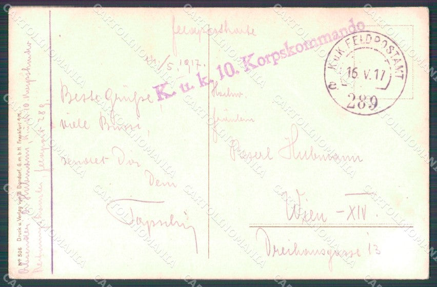 Agnes Richardson Children Dondorf serie 506 postcard cartolina QT6916 – retro