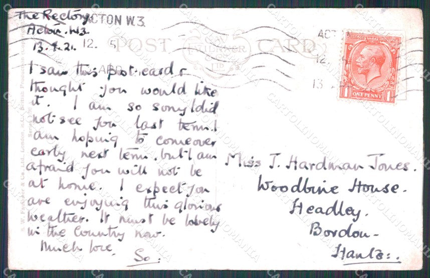 Barham Sybil Children CREASES Faulkner serie 1190 postcard cartolina QT6923 – retro