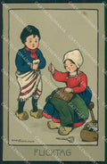 Ethel Parkinson Dutch Children Dondorf serie 555 postcard cartolina QT6956 – fronte