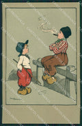 Ethel Parkinson Dutch Children Dondorf serie 380 postcard cartolina QT7030 – fronte