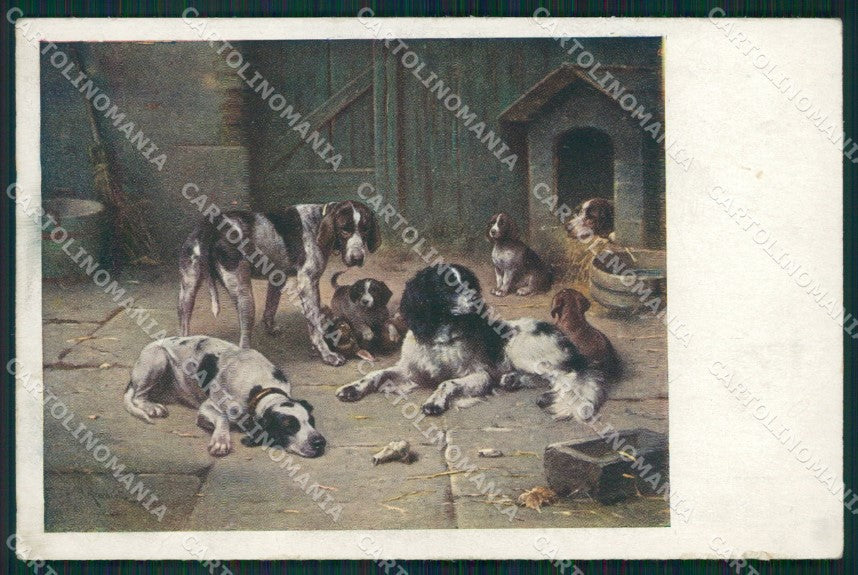 Reichert Hunting Dog MM 239 postcard cartolina QT7080 – fronte