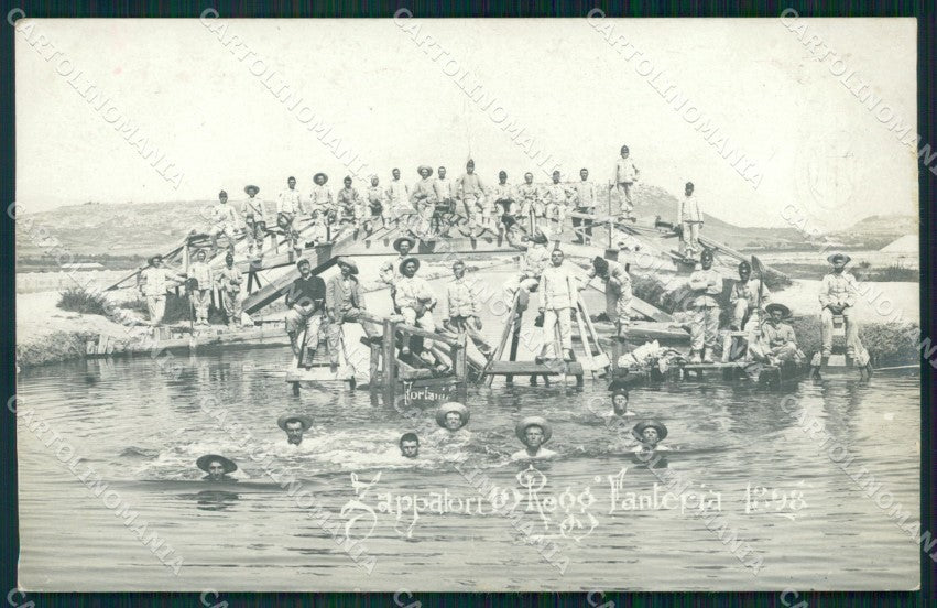 Livorno Castiglioncello Militari Fanteria X Reggimento Foto cartolina QT7525 – fronte