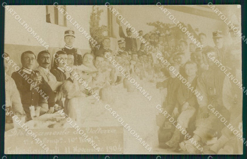 Pisa Volterra Militari Fanteria X Reggimento Foto cartolina QT7552 – fronte