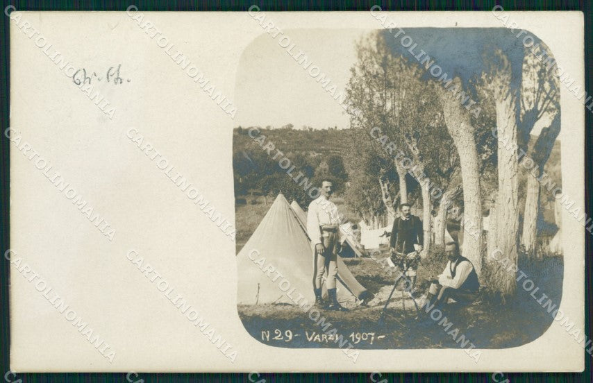 Pavia Varzi 64 Reggimento Fanteria Militari Foto cartolina QT7567 – fronte