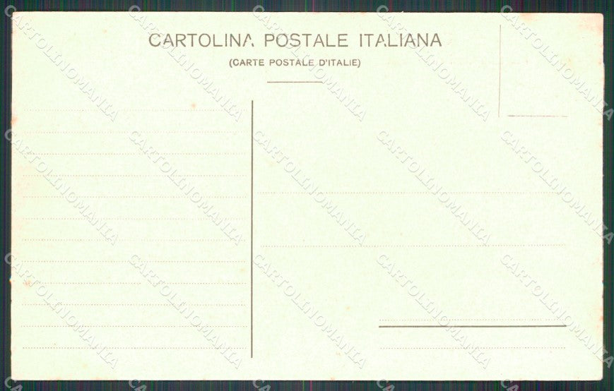 Teramo Città Piazza Armi Militari Fanteria cartolina QT7574 – retro