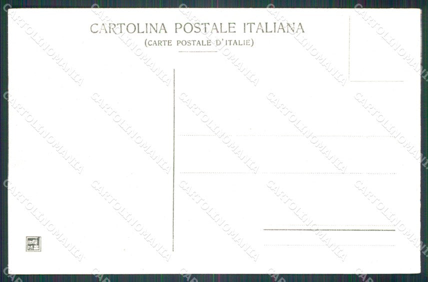Latina Gaeta Piazza Municipio Militari Fanteria cartolina QT7579 – retro