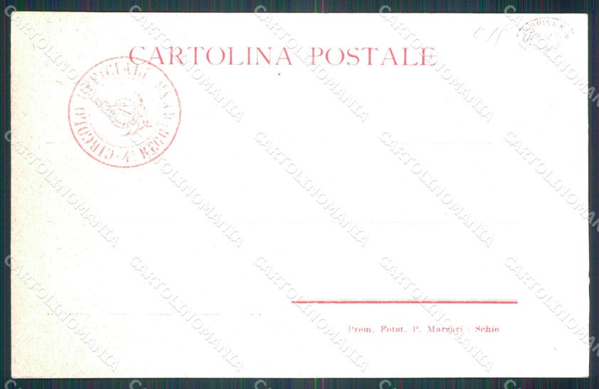 Vicenza Pian della Fugazza II Reggimento Fanteria Militari cartolina QT7605 – retro