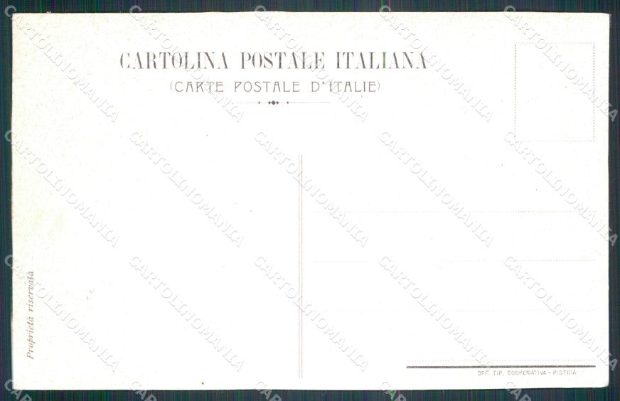 Pistoia Maresca III Reggimento Fanteria Militari cartolina QT7613 – retro