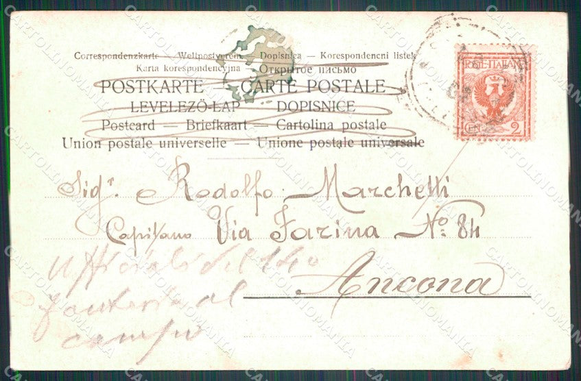 Treviso Spresiano XIV Reggimento Fanteria Militari Foto cartolina QT7616 – retro