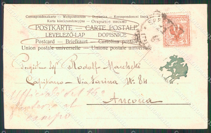 Treviso Spresiano XIV Reggimento Fanteria Militari Foto cartolina QT7617 – retro